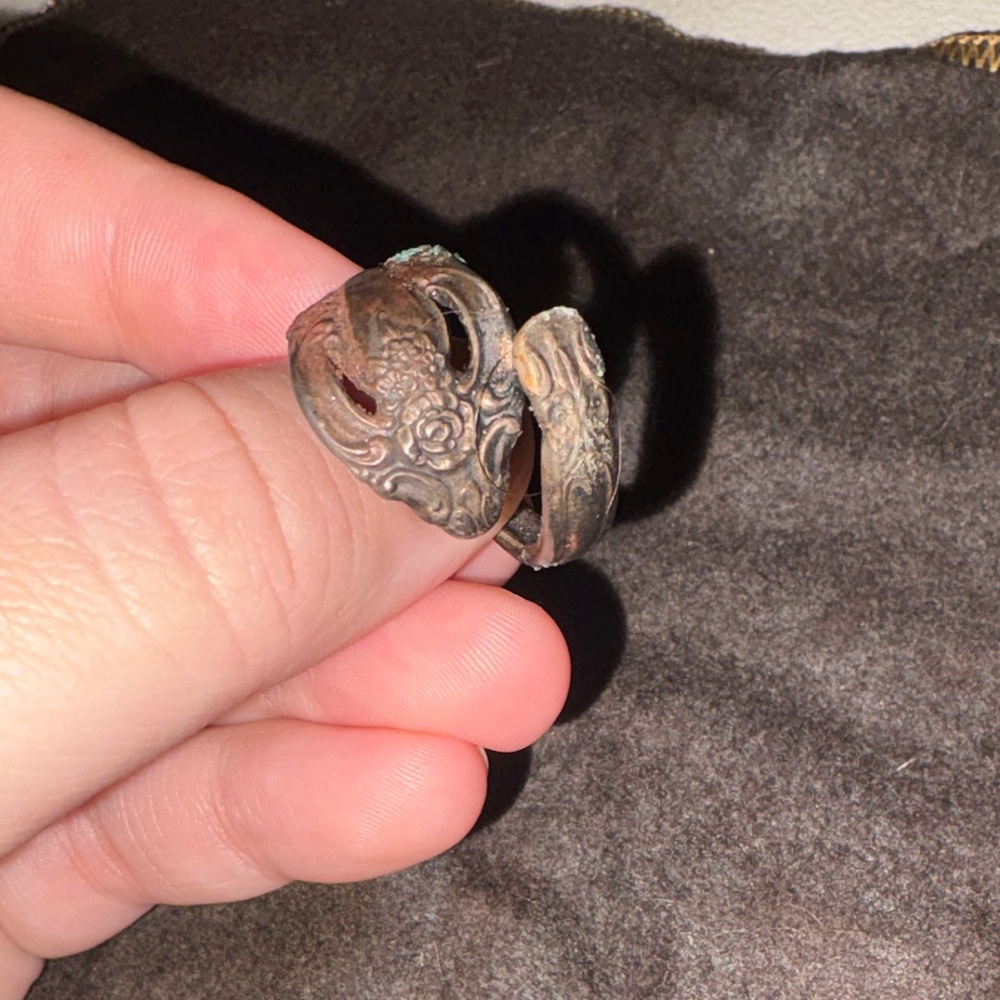 Vintage Dragon Design Adjustable Ring - image 2